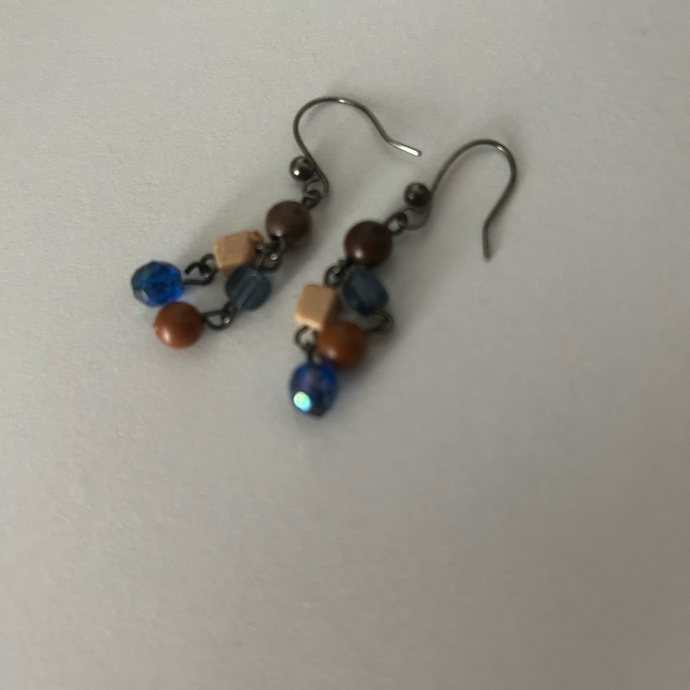 Elegant Multicolor Beaded Earrings